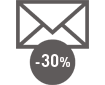 30% drop-off of emails
